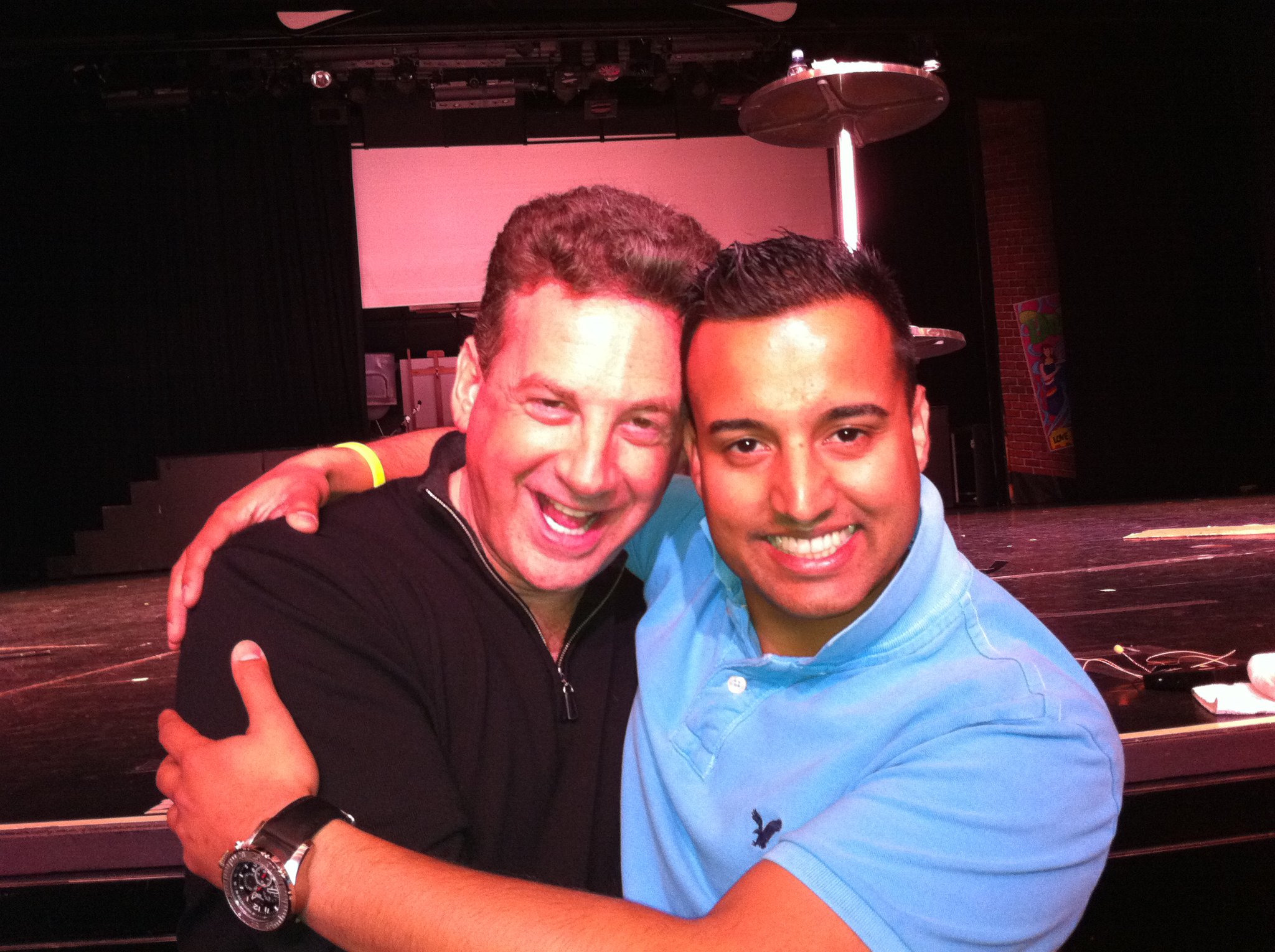 Imran Rahman with Joel Bauer